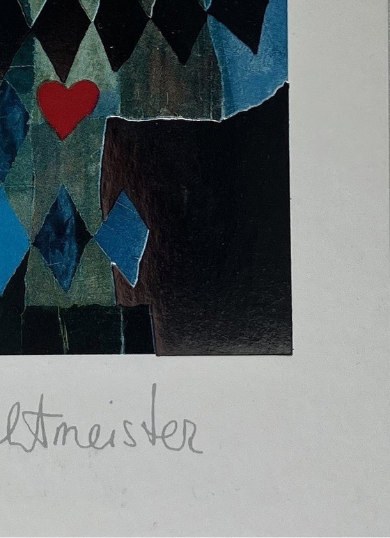 Image 1 of Stampa di Rosina Wachtmeister - L'Arlecchino Blu