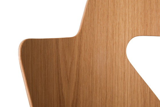 Image 1 of 4x oak chairs design Alfredo Häberli for Quodes