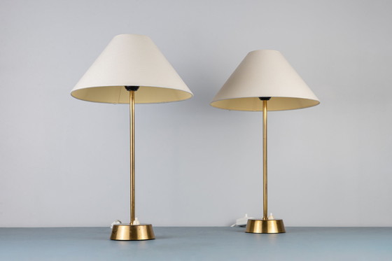 Image 1 of Rare ASEA Brass Table Lamps