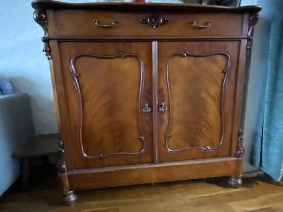 Image 1 of Walnut Cabinet