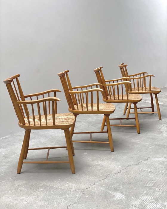 Image 1 of 4x Arno Lambrecht For WK-Möbel Struts Chairs