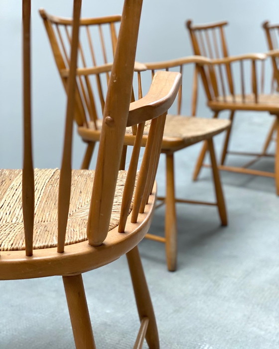 Image 1 of 4x Arno Lambrecht For WK-Möbel Struts Chairs