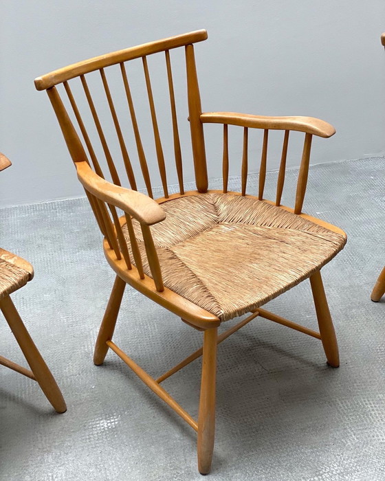 Image 1 of 4x Arno Lambrecht For WK-Möbel Struts Chairs