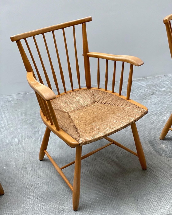 Image 1 of 4x Arno Lambrecht For WK-Möbel Struts Chairs