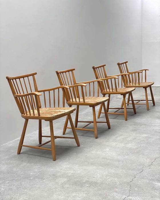 Image 1 of 4x Arno Lambrecht For WK-Möbel Struts Chairs