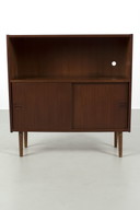 Vintage cabinet with sliding doors