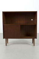 Vintage cabinet with sliding doors