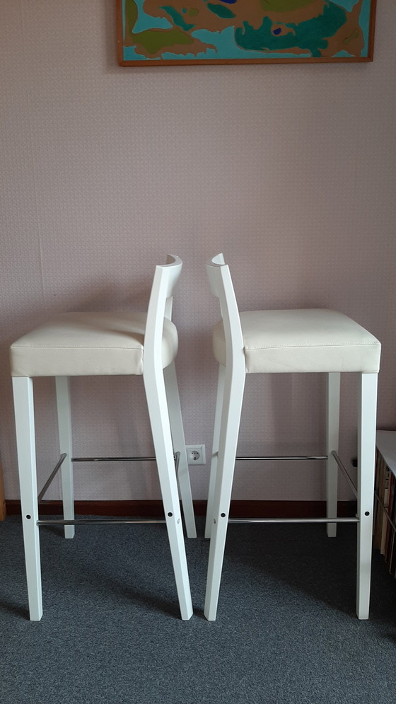 Image 1 of 2 X Bar Stools , New.