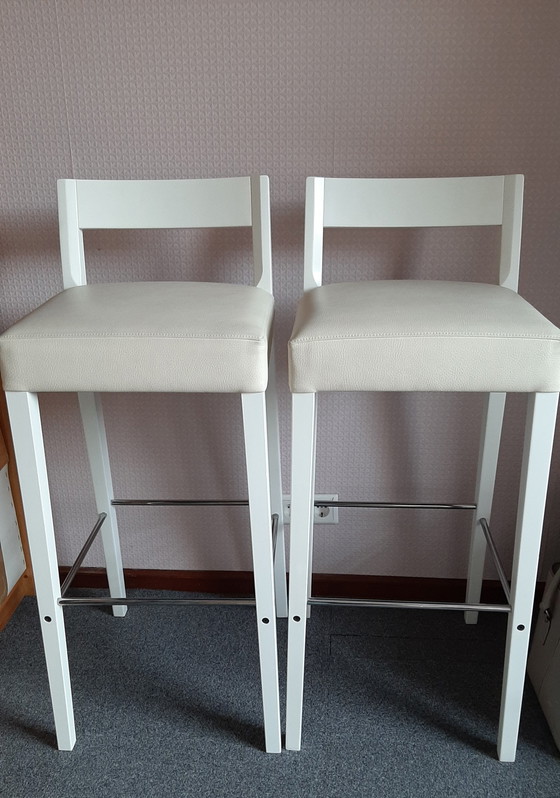 Image 1 of 2 X Bar Stools , New.