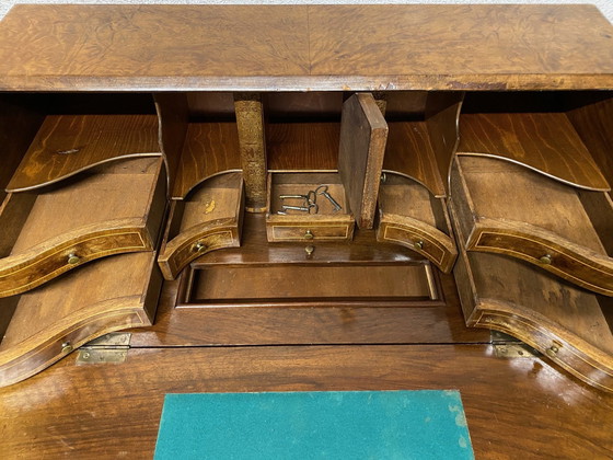 Image 1 of Classic rootnut belly secretaire