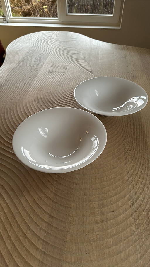 Alessi - Ku - 2X Salad/Dressing Bowl.