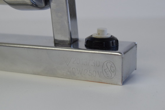 Image 1 of Wall Bauhaus or Functionalist Chrome Wall Lamp, 1930s