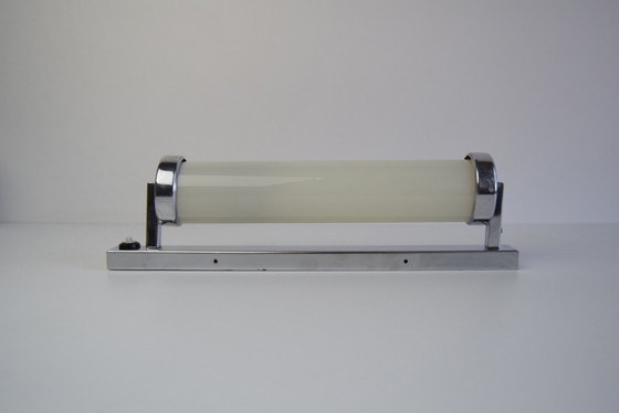 Image 1 of Wall Bauhaus or Functionalist Chrome Wall Lamp, 1930s