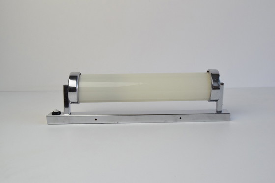 Image 1 of Wall Bauhaus or Functionalist Chrome Wall Lamp, 1930s