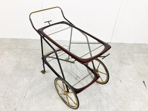 Cesare Lacca serving trolley