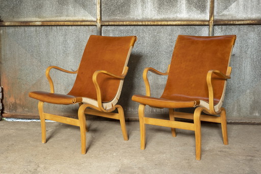 2x Bruno Mathsson Eva Chair by Dux