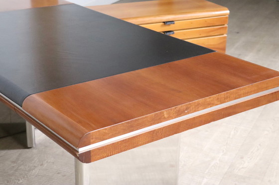 Image 1 of Skipper executive desk + credenza by Hans von Klier