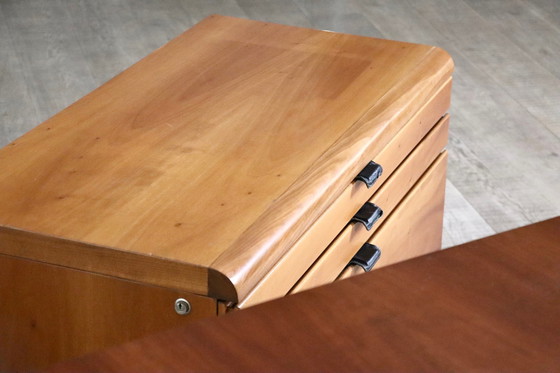 Image 1 of Skipper executive desk + credenza by Hans von Klier