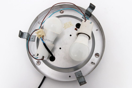 Image 1 of German vintage round ceiling lamp or wall lamp by Kaiser Idell, 1960s