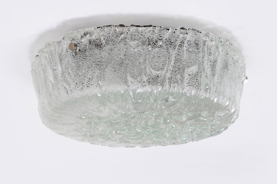 Image 1 of German vintage round ceiling lamp or wall lamp by Kaiser Idell, 1960s