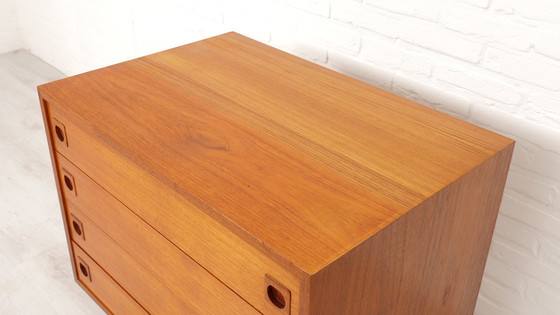 Image 1 of Cassettiera vintage danese in teak | 4 cassetti