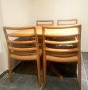 J L Moller dining set