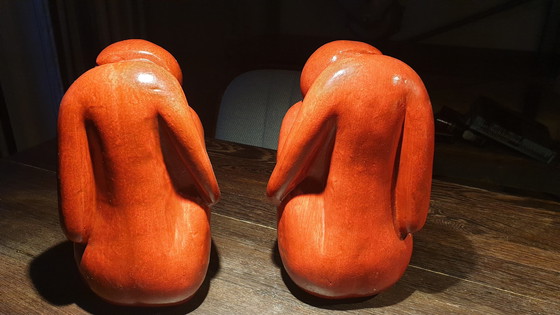 Image 1 of Bookend ceramic women