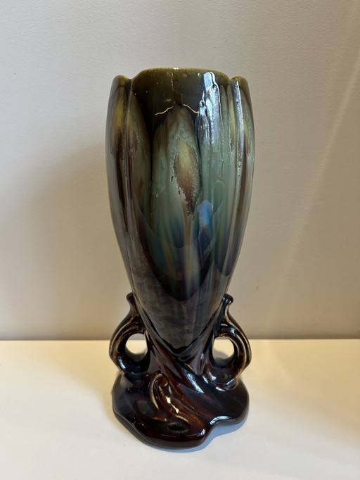 Art Deco Vase Faiencerie