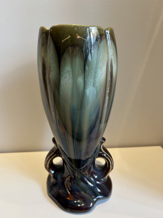 Image 1 of Vase Art Déco Faiencerie