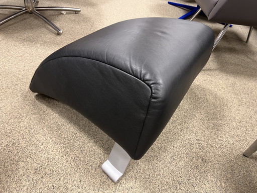 Rolf Benz 322 ottoman Noir