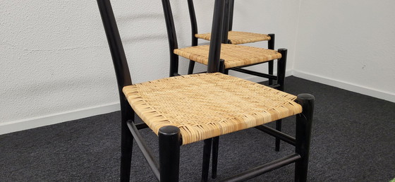 Image 1 of 3x Beehive Braided Bamboo Chair