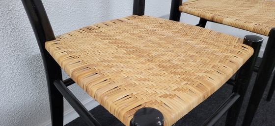 Image 1 of 3x Ruche Chaise en bambou tressé