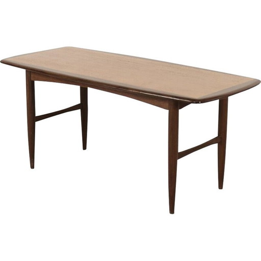 Vintage teak coffee table by Hmb Möbler Rörvik, Sweden 1950s