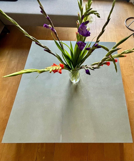 Table basse vintage en pierre naturelle