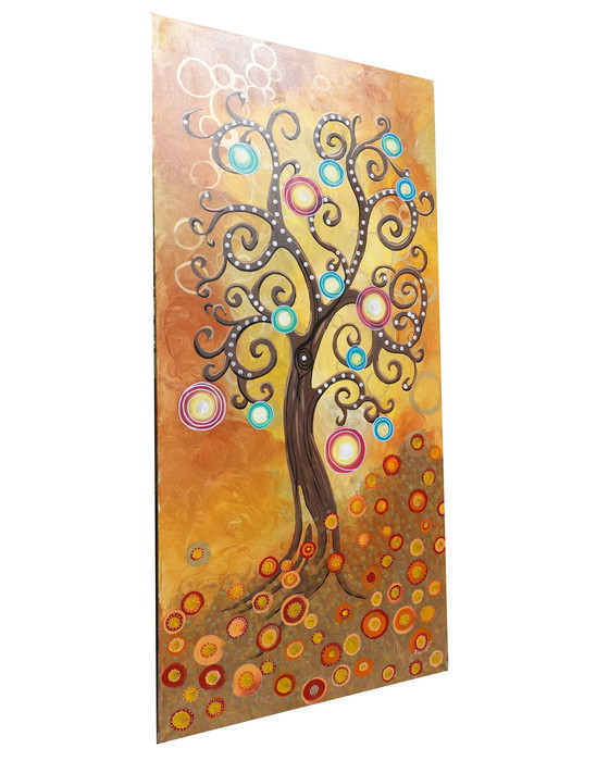 Image 1 of Ksavera- Tree Of Life J377 - Xxxl Painting