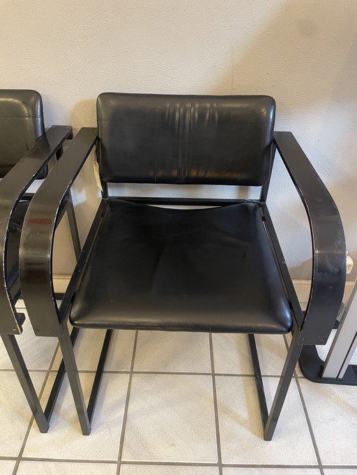 Two Pastoe Chairs, Model Fm80. Boonzaaijer And Mazairac 1980'S