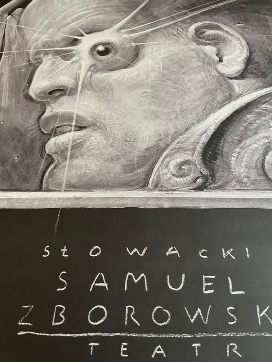 Image 1 of Franciszek A.B. Bilberstein-Starowieyski (1930-2009), Samuel Zborowski, 1980, Poster No 102, Copyright National Theatre