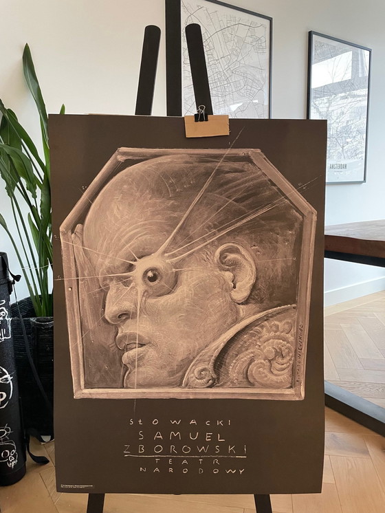 Image 1 of Franciszek A.B. Bilberstein-Starowieyski (1930-2009), Samuel Zborowski, 1980, Poster No 102, Copyright National Theatre