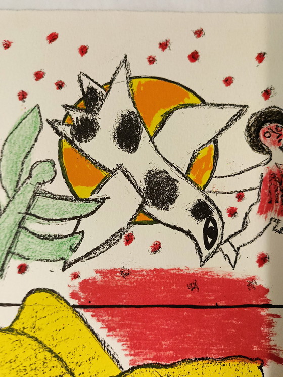 Image 1 of 1986 Corneille - Woman And Bird: Dancing In The Sun