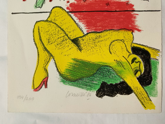 Image 1 of 1986 Corneille - Woman And Bird: Dancing In The Sun