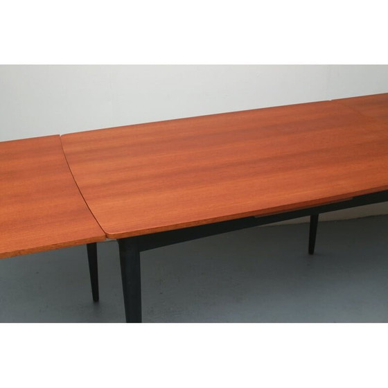 Image 1 of Tavolo da pranzo estensibile vintage in teak, anni '60