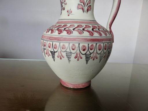 Ceramic Pitcher "Talavera" Signed, Spain, 50s 60s