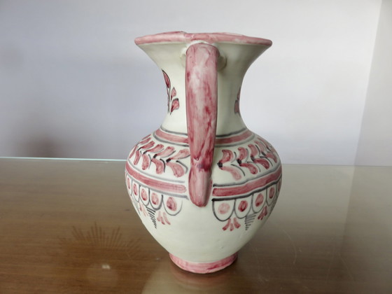 Image 1 of Ceramic Pitcher "Talavera" Signed, Spain, 50s 60s