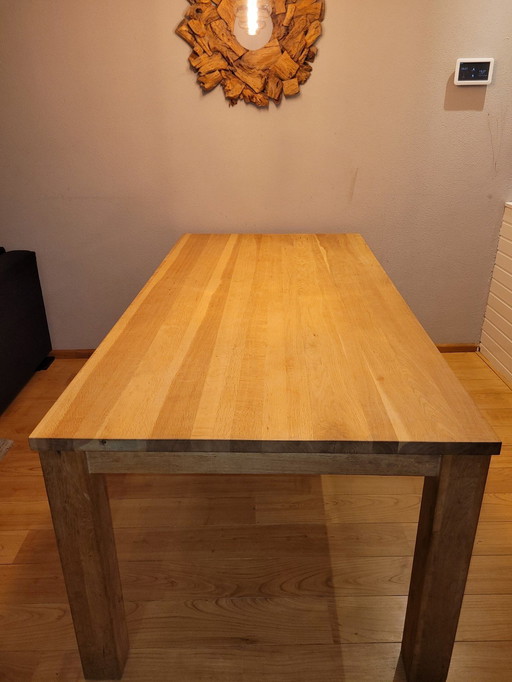 Solid Oak Dining Table