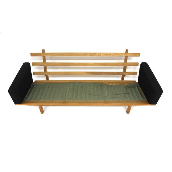 Image 1 of Vintage 3-seater sofa "GE-236" in solid oak and fabric by Hans J. Wegner for Getama, Denmark 1960