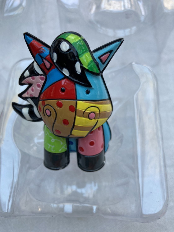 Image 1 of 3 Romero Britto figures. New Box, First Edition, 2011.