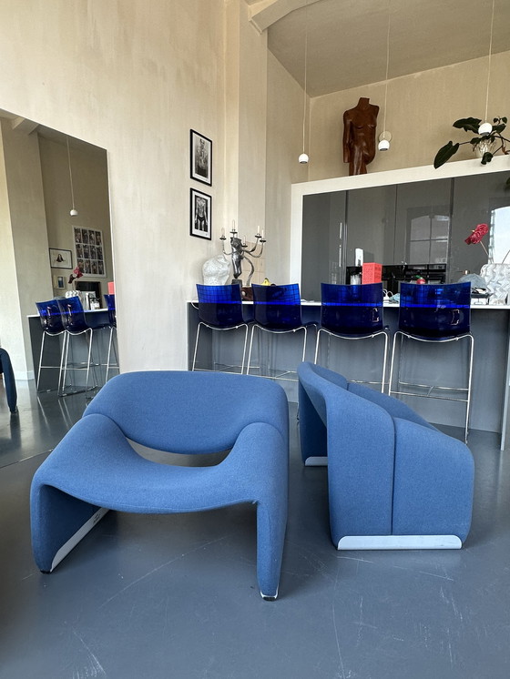 Image 1 of 2x Artifort Groovy fauteuil