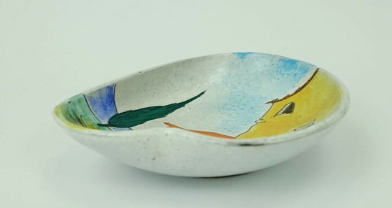 Image 1 of set di 2 ciotole o piatti da parete in ceramica herta huber-roethe decor garda 