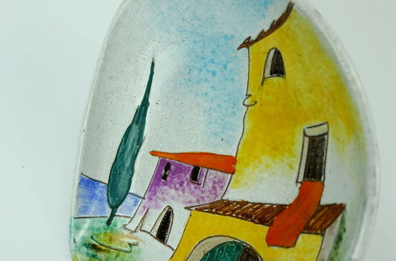 Image 1 of set di 2 ciotole o piatti da parete in ceramica herta huber-roethe decor garda 