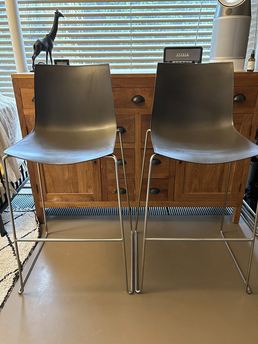 6x Arper Catifa 46 Barstools